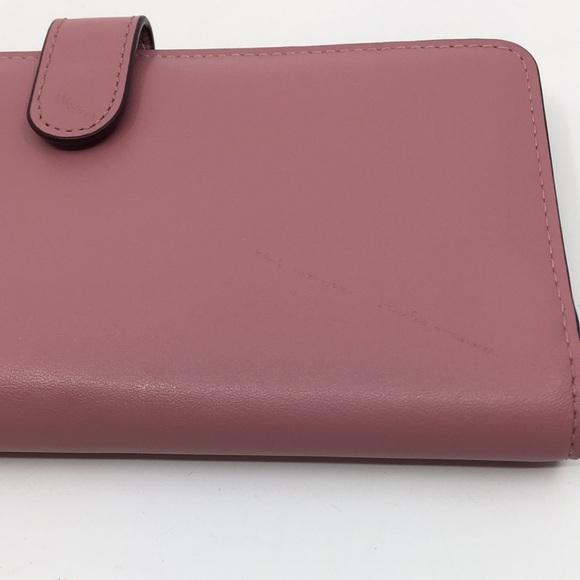 Coach Skinny Wallet in Smooth Glovetanned Leather Dusty Rose Style 58586 - Picture 9 of 16